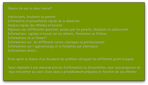 FORMULE CONSEIL