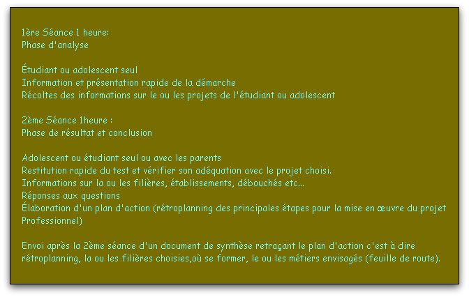 FORMULE ORIENTATION EXPRESSE