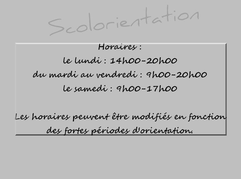 horaires